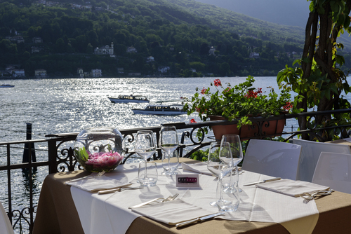 Dinner on Isola Bella